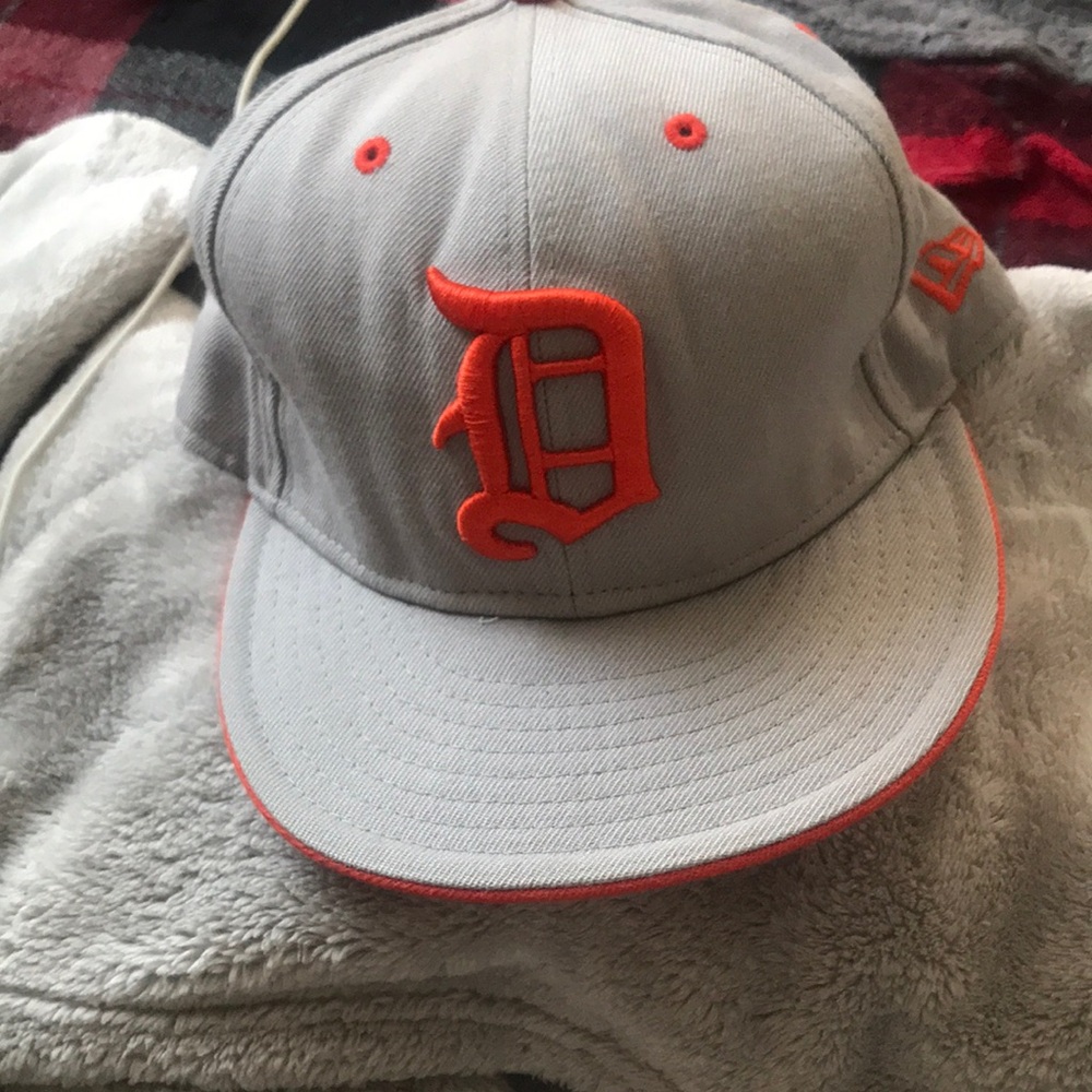 Orange and gray
